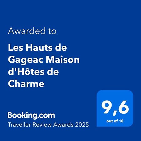 Les Hauts De Gageac Maison D'Hotes De Charme 라로크가지악 외부 사진